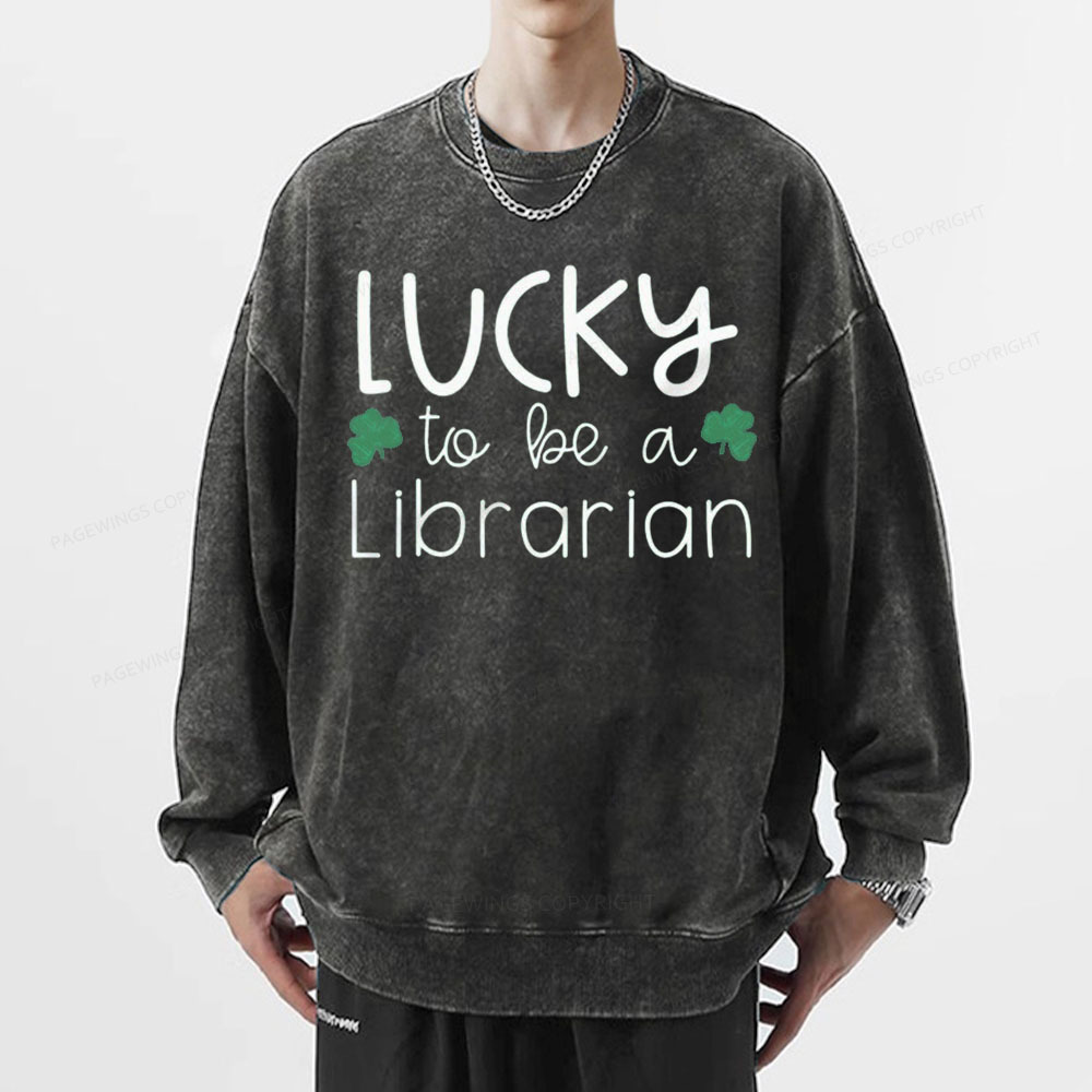 Pagewings Bookish Tshirt | Gift for Book Lover Unisex Washed Sweatshirt