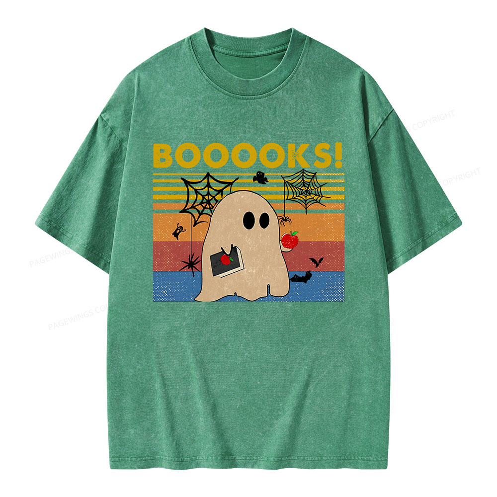 Pagewings Booooks Unisex Washed T-shirt