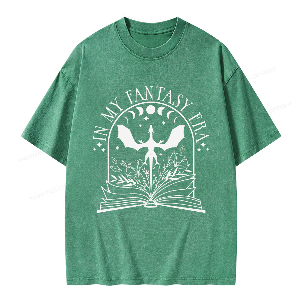 Pagewings In My Fantasy Era Unisex Washed T-shirt