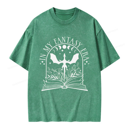 Pagewings In My Fantasy Era Unisex Washed T-shirt