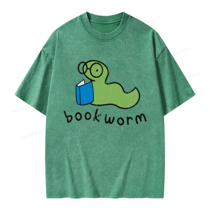 Pagewings Bookworm Unisex Washed T-shirt
