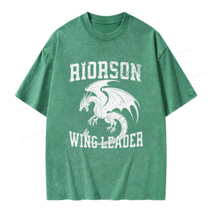 Pagewings Riorson Wing-Leader Unisex Washed T-shirt