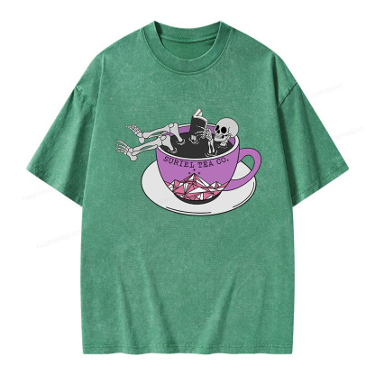 Pagewings Suriel Tea Co Unisex Washed T-shirt