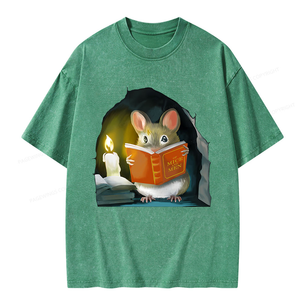 Pagewings Of Mice And Men Unisex Washed T-shirt