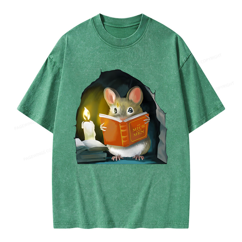 Pagewings Of Mice And Men Unisex Washed T-shirt