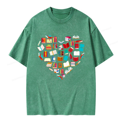 Pagewings Book Lover Unisex Washed T-shirt