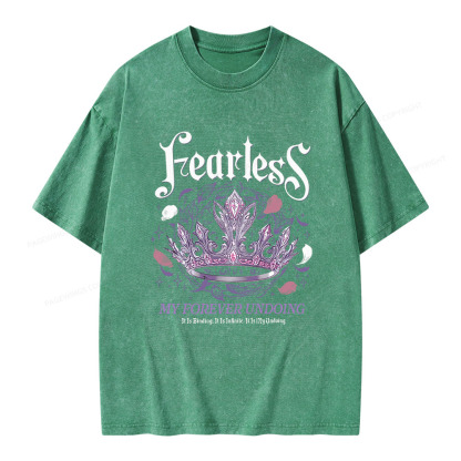 Pagewings Fearless Bookish Unisex Washed T-shirt