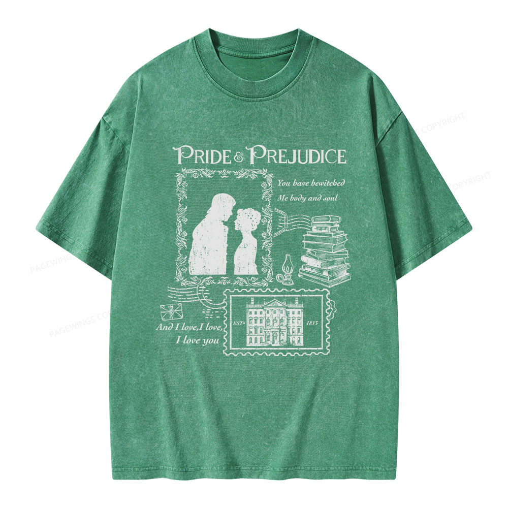 Pagewings And I Love I Love I Love you Unisex Washed T-shirt