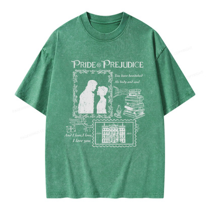 Pagewings And I Love I Love I Love you Unisex Washed T-shirt