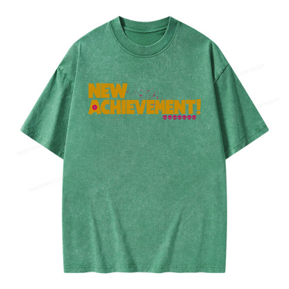 Pagewings New Achievement Unisex Washed T-shirt