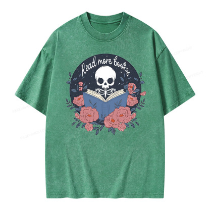 Pagewingsread  more  books Unisex Washed T-shirt