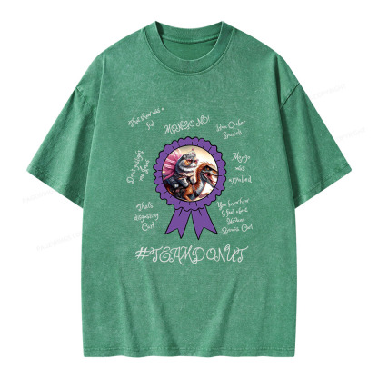 Pagewings Princess Donut & Mongo Unisex Washed T-shirt