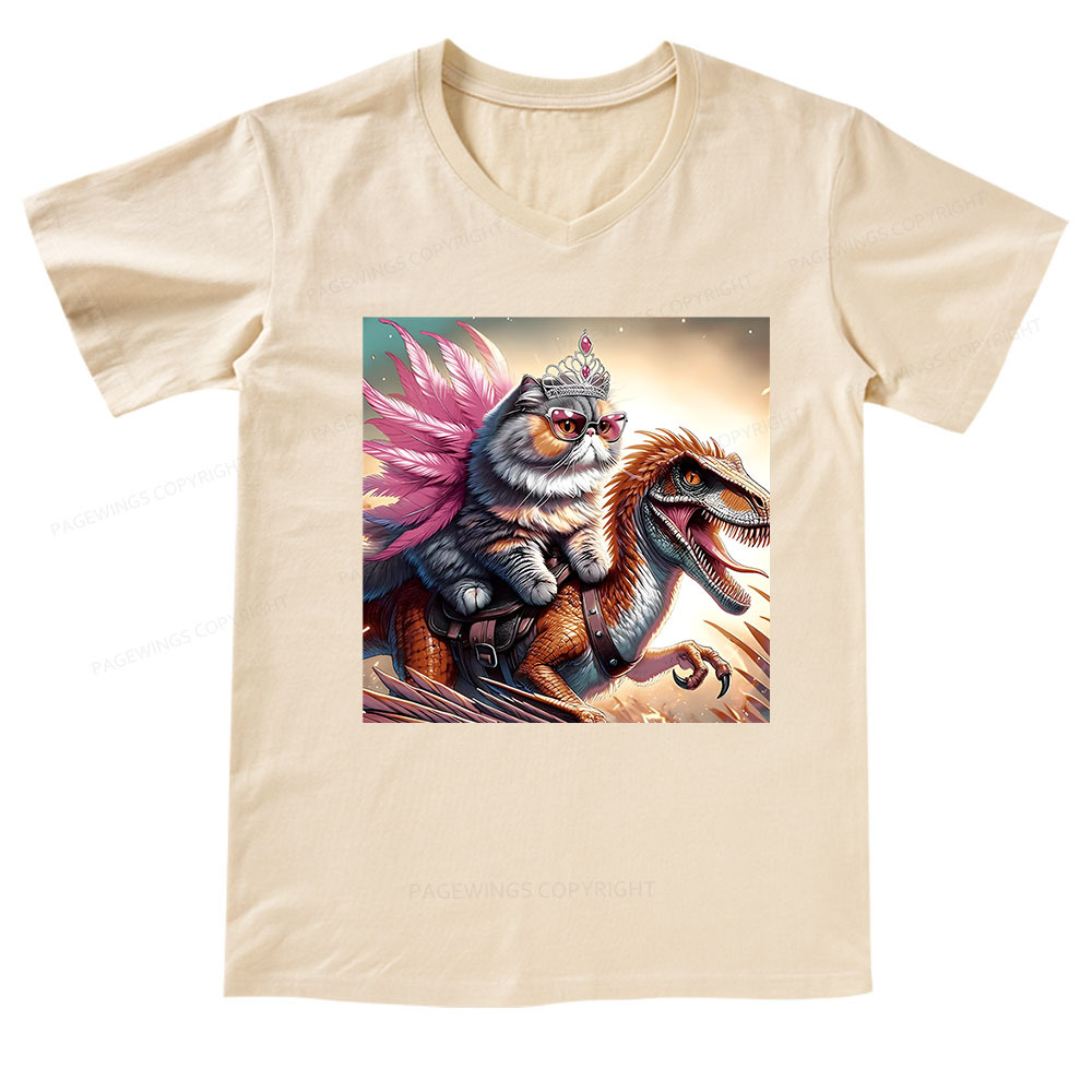 Pagewings Crawler Carl V-neck T-shirt