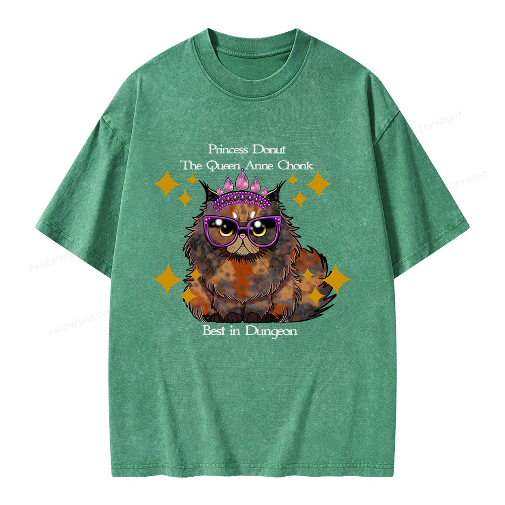Pagewings Princess Donut Unisex Washed T-shirt