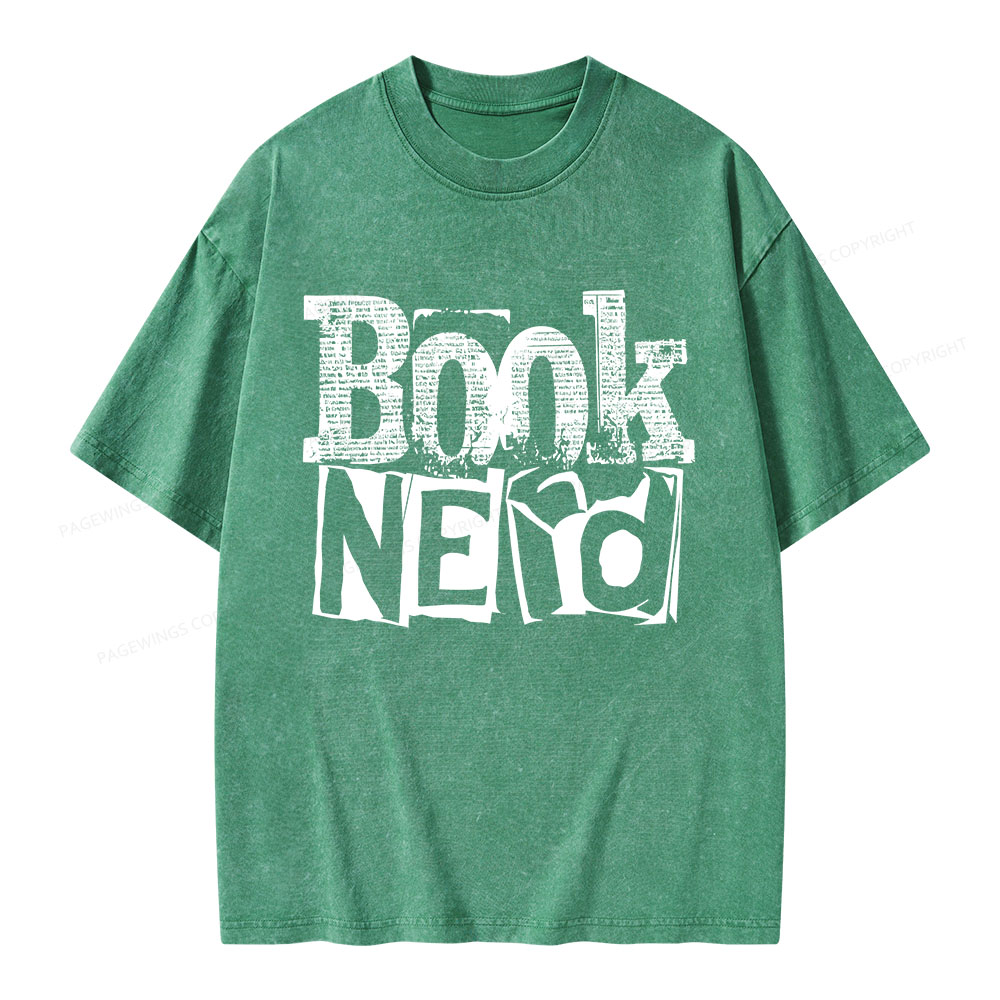 Pagewings Booknerd Unisex Washed T-shirt