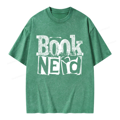 Pagewings Booknerd Unisex Washed T-shirt