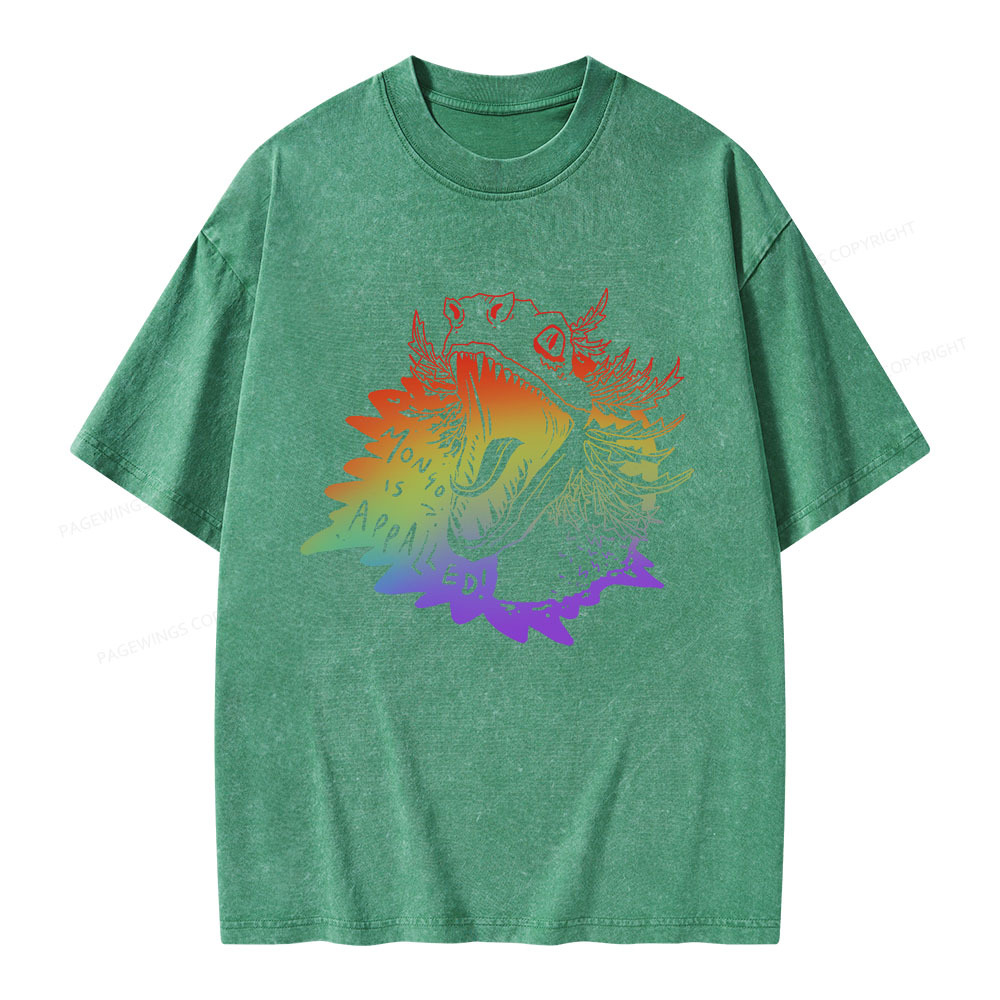 Pagewings Mongo Is Appalled Unisex Washed T-shirt