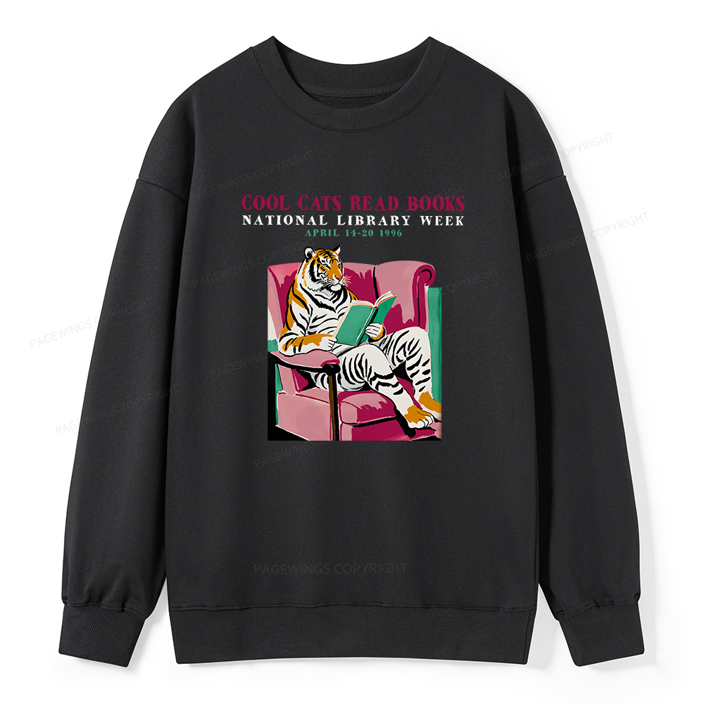 Pagewings Library Week Poster 1996 Unisex Classic Sweatshirt