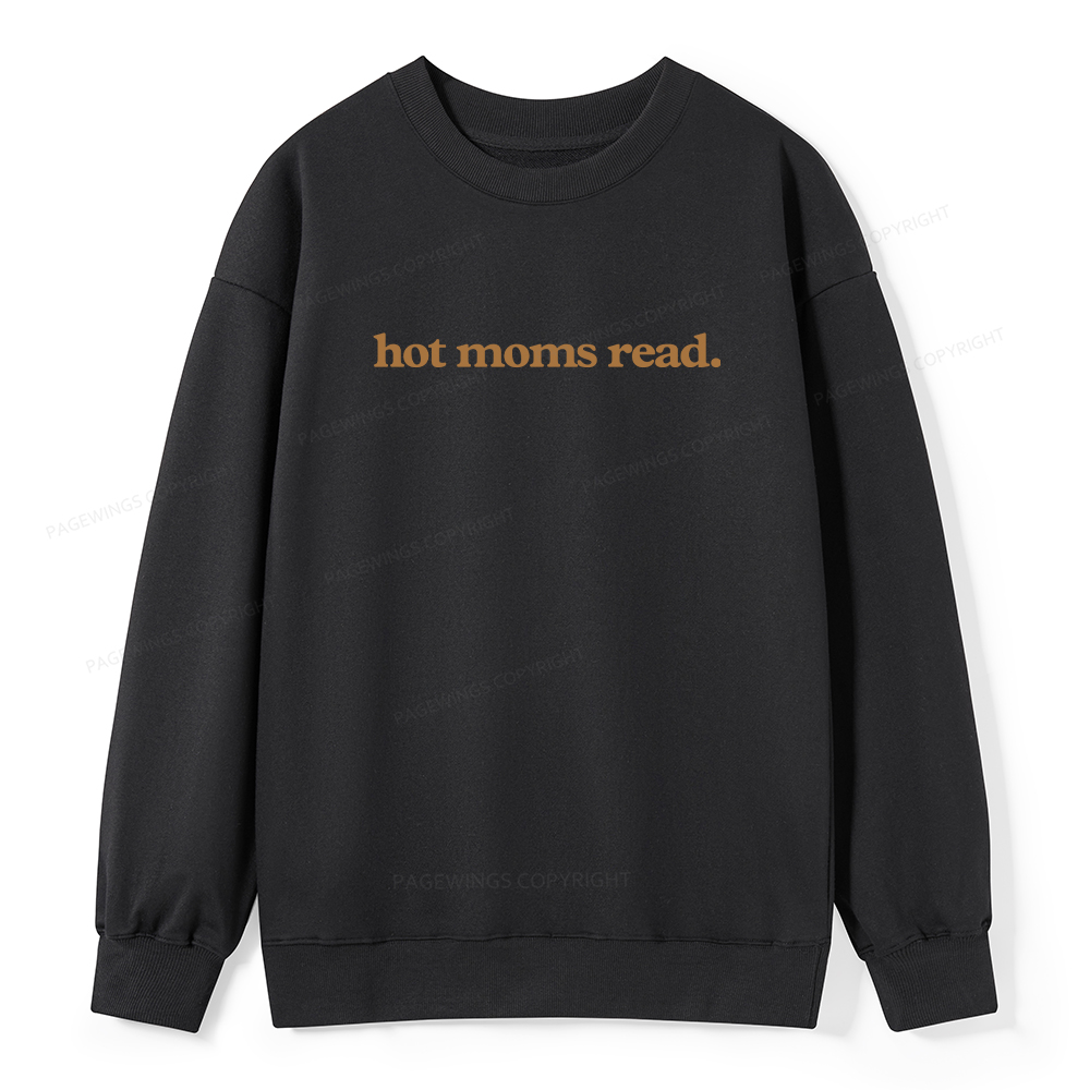 Pagewings Hot Moms Read Unisex Classic Sweatshirt