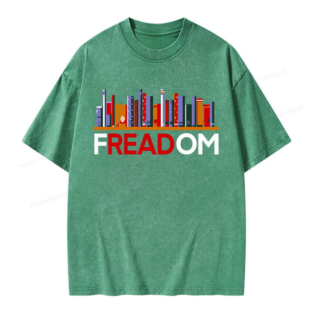 Pagewings Freadom Unisex Washed T-shirt