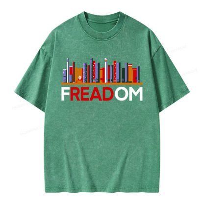 Pagewings Freadom Unisex Washed T-shirt