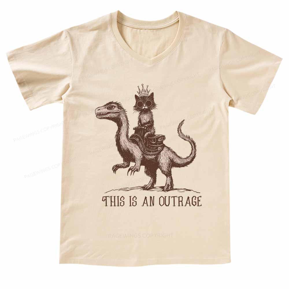 Pagewings Princess Donut  V-neck T-shirt