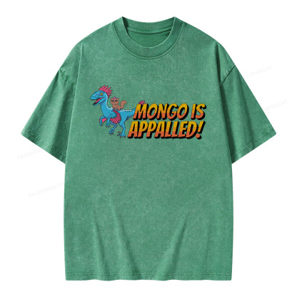 Pagewings Mongo is Appalled Unisex Washed T-shirt