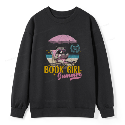 Pagewings Book Girl Summer Unisex Classic Sweatshirt