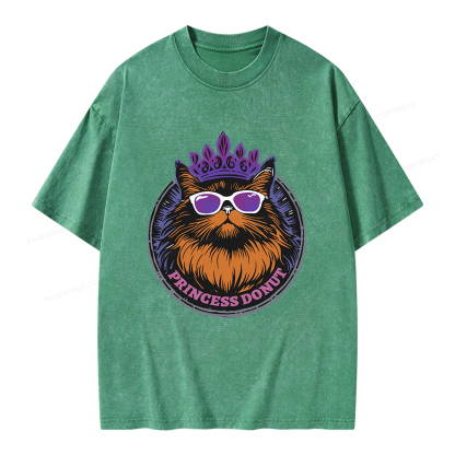 Pagewings Princess Donut Unisex Washed T-shirt
