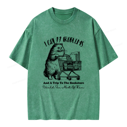 Pagewings I Got 99 Problems Unisex Washed T-shirt