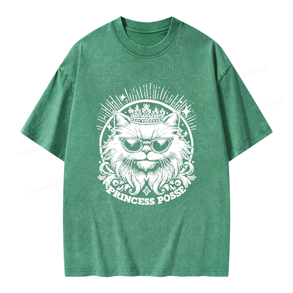 Pagewings Princess Posse Unisex Washed T-shirt