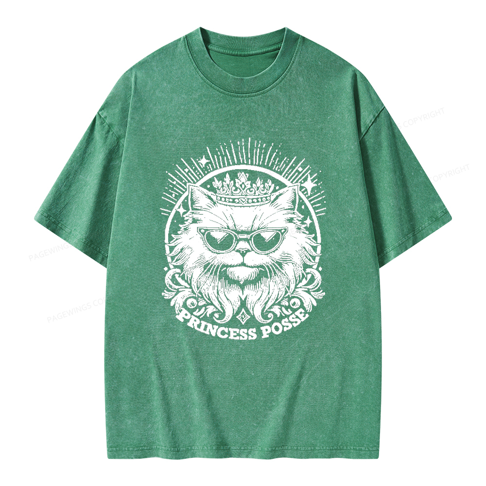 Pagewings Princess Posse Unisex Washed T-shirt
