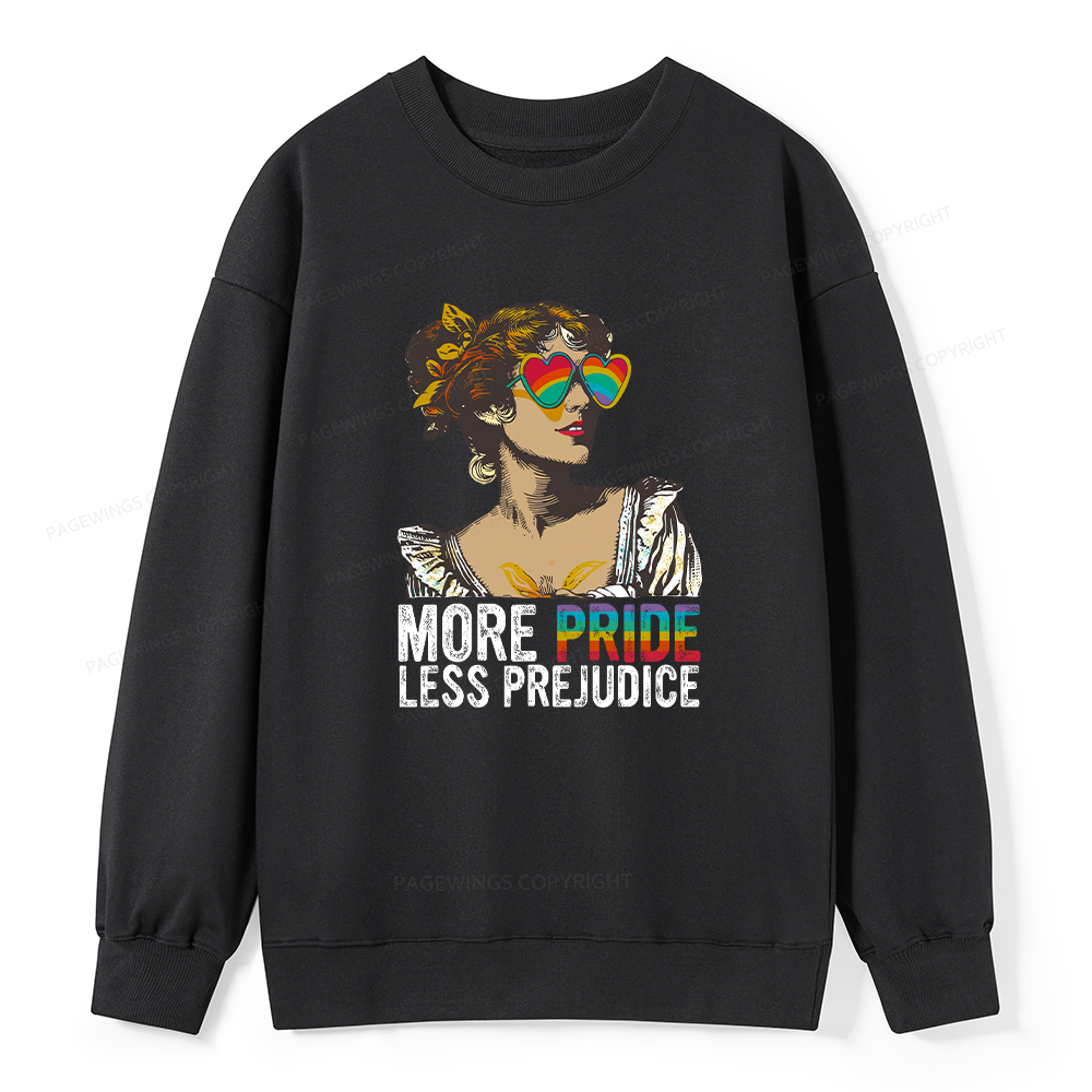 Pagewings More Pride Less Prejudice Unisex Classic Sweatshirt