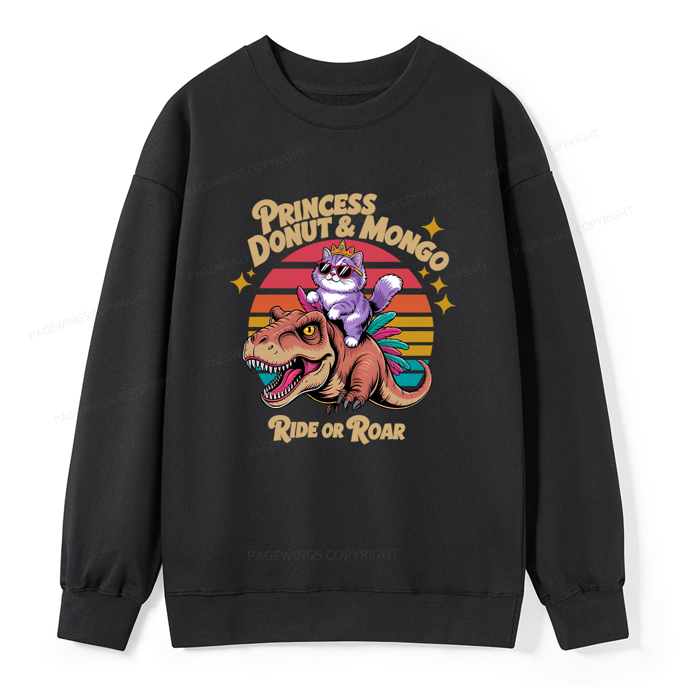 Pagewings Princess Donut & Mongo Unisex Classic Sweatshirt