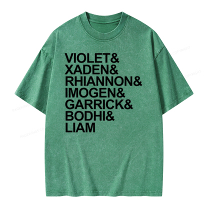 Pagewing Fourth Wing MC Classic T-Shirt Unisex Washed T-shirt