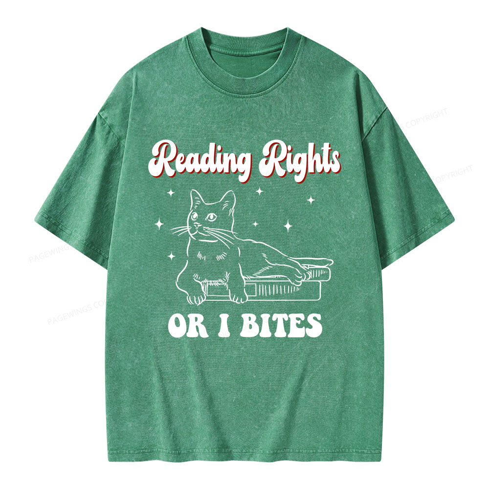 Pagewings Reading Rights Unisex Washed T-shirt