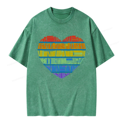 Pagewings All Love for knowledge Unisex Washed T-shirt