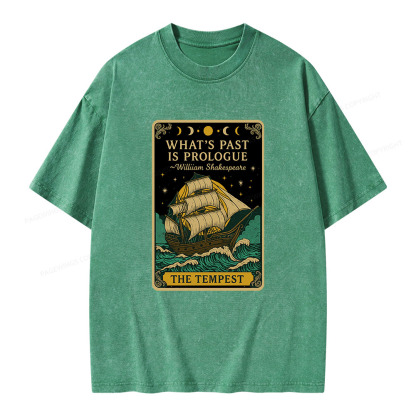 Pagewings What's Past Is Prologue Unisex Washed T-shirt