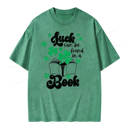 Pagewing Book Lover Shirt, Teacher Book Shirt Unisex Washed T-shirt