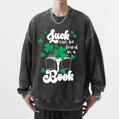 Pagewin Book Lover Shirt, Teacher Book Shirt Unisex Washed Sweatshirt