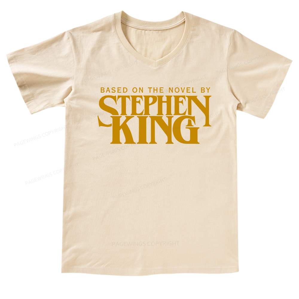 Pagewings Based On A Novel By Stephen King V-neck T-shirt