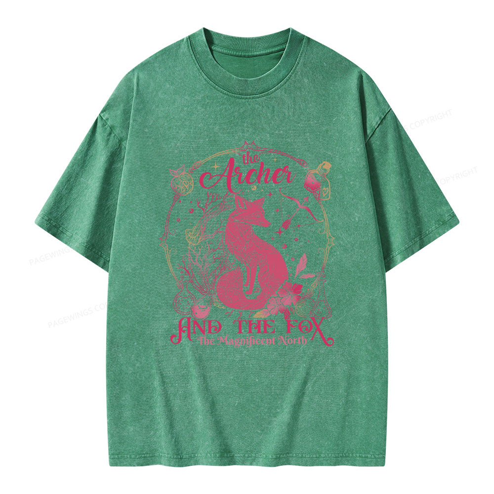 Pagewings The Magnificent North Unisex Washed T-shirt