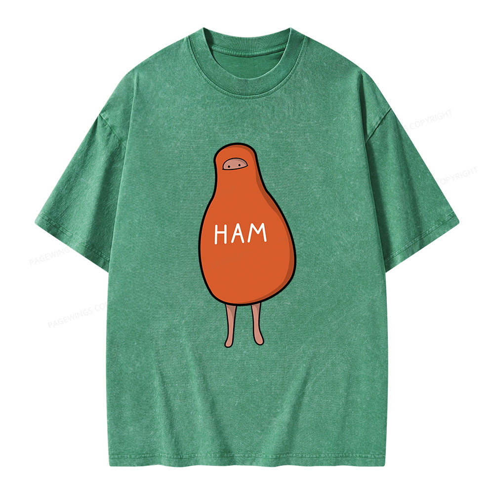 Pagewings Scout Ham Unisex Washed T-shirt
