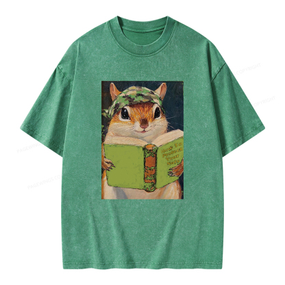 Pagewings How To Protect Your Nuts Unisex Washed T-shirt