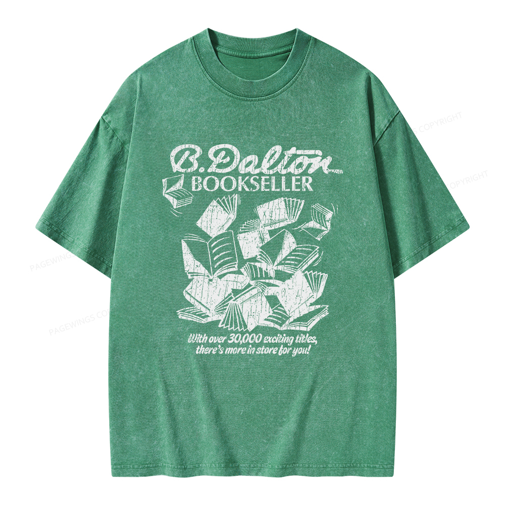Pagewings B. Dalton Bookseller Unisex Washed T-shirt