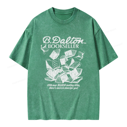 Pagewings B. Dalton Bookseller Unisex Washed T-shirt