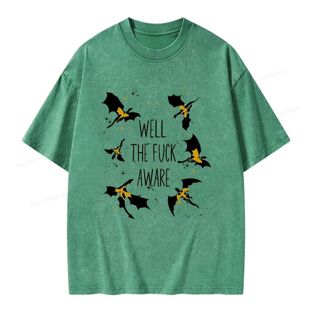 Pagewings Xaden Riorson Quote Unisex Washed T-shirt