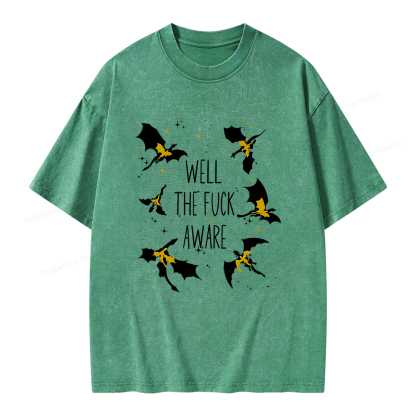 Pagewings Xaden Riorson Quote Unisex Washed T-shirt
