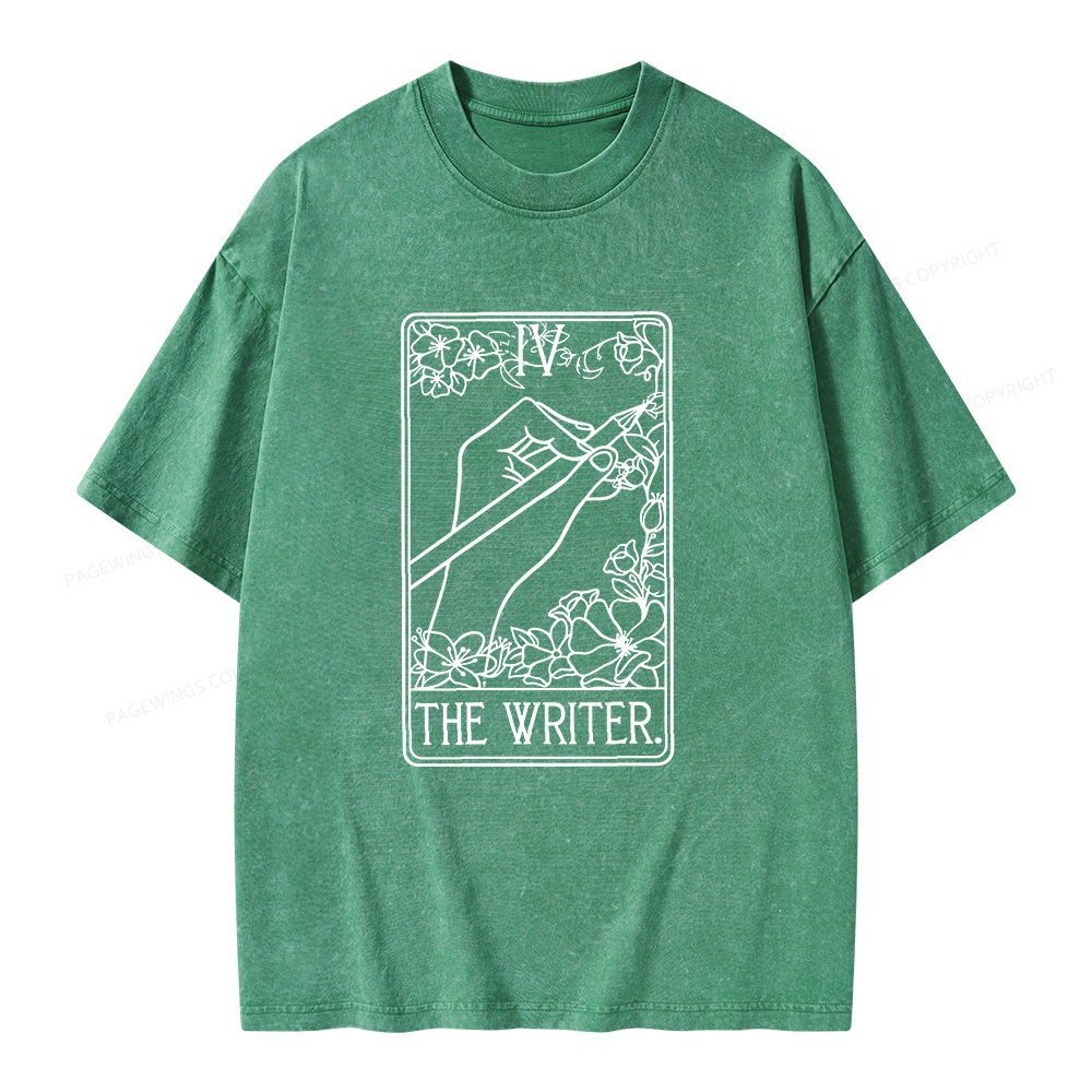 Pagewings The Writer Unisex Washed T-shirt