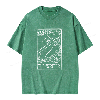 Pagewings The Writer Unisex Washed T-shirt